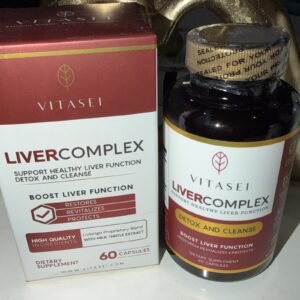 VITASEI Liver Complex -Detox And Cleanse Boosts Liver Function, 60 Caps.