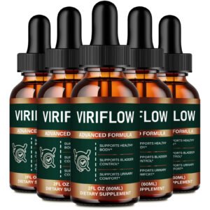 ViriFlow Drops, Official ViriFlow Prostate Health Supplements for Men (5 Pack)