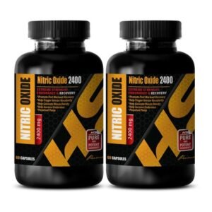 muscle building pills - NITRIC OXIDE 2400 - nitric oxide pills - 2 Bottles