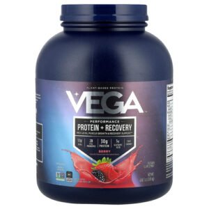 Plant-Based Protein, Performance Protein + Recovery,  Berry, 4 lb 3 oz (1.89 kg)