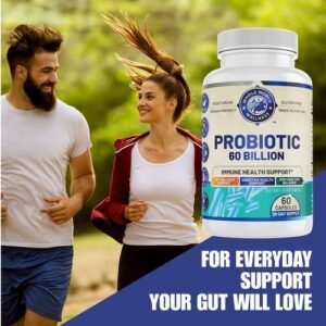 All Natural Probiotic 60 Billion, Supplement. USA Made.