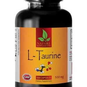 Post Workout - L-TAURINE 500mg - Good Energy Production Endurance - 100 Capsules
