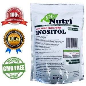 2.2lb (1000g) 100% PURE INOSITOL POWDER PHARMACEUTICAL GRADE MOOD STRESS ANXIETY