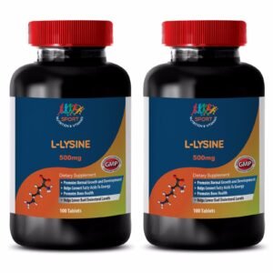 muscle gain - L-LYSINE AMINO ACID 500MG - bodybuilding pills  2B 200 Tab
