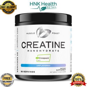 Muscle Feast Creapure Creatine Monohydrate Powder, Unflavored - 10.58 oz