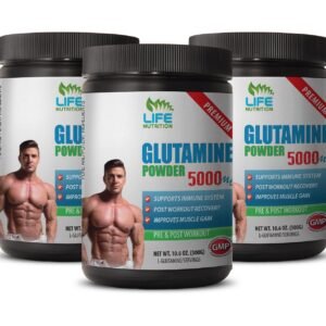 pre workout supplement - Glutamine Powder - 180 Servings - immune system - 3B