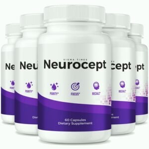 (3 Pack) Neuro Sharp Pro Capsules, Advanced Brain Health and Memory Focus Pills