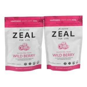 Zeal for Life Wild Berry  Energy Health Drink - (1-2 Pack ) FreeShip