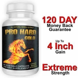 Pro Hard Gold Male Performance Enhancement 60 Pills - Dietary Supplement For Men