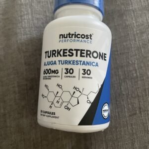 Nutricost Turkesterone Dietary Supplement 600mg, 30 Capsules