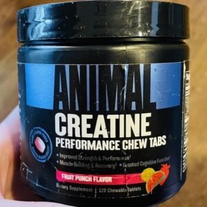 ANIMAL Creatine Performance Chews, Fruit Punch, 120 Chewable Tablets